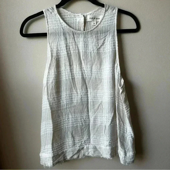 Anthropologie - Cloth & Stone Button-Down Tank Top - Picture 2 of 7